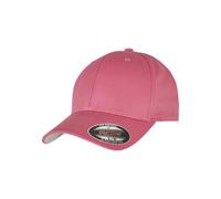 Flexfit Unisex Wooly Combed Baseballkappe, dark pink, S/M