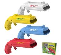 Cap Gun Bottle Opener, Funny Beer Bottle Opener Cap Launches Shooter, Launches Caps for World Cup Parties, BBQ & Adult Gatherings, Unique Fun Gifts for Men, Husband, Father (4pcs World Cup)