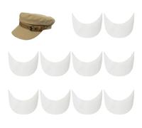 Cap Insert Hat Accessories Brim 10pcs Plastic Baseball Cap Inner Support Diy Insert Visor Board for Diy Craft Hat Making