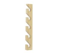 Cap Keeper - Timber Cap Rack, Cap Organizer | Baseball Cap Showcase Hook, Wall-Mounted Cap Keeper, Wardrobe Timber Vertical Cap Hangings Organizer, Simple to Set Up Hook for Bedroom Wardrobe Dresser