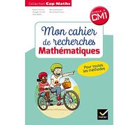 CAP Maths CM1 Éd.2018 - Mon cahier de recherches