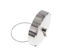 Cap Nut Rd110 X 1/4'' DN 80 Stainless Steel 1.4404 NBR DIN 11851 FDA 21 with Chain