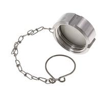 Cap Nut Rd44 X 1/6'' DN 20 Stainless Steel 1.4404 NBR DIN 11851 FDA 21 with Chain