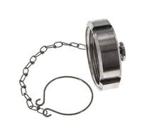 Cap Nut Rd58 X 1/6'' DN 32 Stainless Steel 1.4404 NBR DIN 11851 FDA 21 with Chain