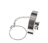 Cap Nut Rd78 X 1/6'' DN 50 Stainless Steel 1.4301 NBR DIN 11851 FDA 21 with Chain