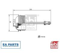 Cap, oil filter housing for AUDI A1 A1 Sportback A3 FEBI BILSTEIN 173133
