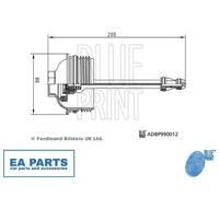 Cap, oil filter housing for AUDI A1 A3 A4 A5 BLUE PRINT ADBP990012