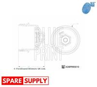 CAP, OIL FILTER HOUSING FOR OPEL ADAM AGILA ASTRA H BLUE PRINT ADBP990010