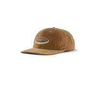 Patagonia - Flat peak cap in organic cotton - Corduroy Cap '95 Oval Logo Coriander Brown for Men Brown one size