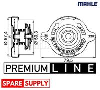 CAP, RADIATOR FOR PORSCHE 928 944 MAHLE CRB 14 000P