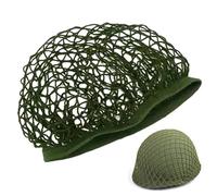Cap, Safety Hat Camouflage Net, Head Protection, Dense Mesh Design Camouflage Accessories, Protective Headgear for Field Game, Survival, Outdoor Activities, Army Green, Black