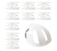 Cap Shapers - TRACOMPAN 10 Pcs Baseball Cap Inserts Shape, White Hat Liners, Hat Shaper Insert, Universal Hat Size for Fitted Caps, Sports Hats, Baseball Caps and Home Store Display Stand