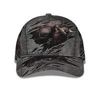 Cap Skull Grim Reaper in The Dark Night Baseball Cap Personalised Golf Ball Hat Unisex Plain Baseball Cap for Boys, Ladies, Women