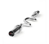 CAP Solid Olympic Super Curl Bar, Bronze Bushings, Chrome,48 inches (New Version) (OBIS-48-3)