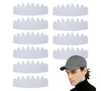 Cap Sweat Pads - Anti Odour Sweat, Liner Inserts | 10PCS Soft Octagonal Absorbent Bands, Non-Woven Sweat Stoppers, Hat Protectors for Men Women Summer Travel Workouts Outdoor Wear
