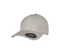 Flexfit Unisex Delta Carbon Baseball Cap, Melange Silver, L/XL