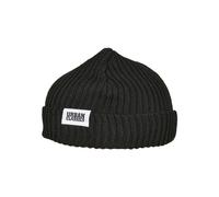 Urban Classics Unisex_Adult Tb3863-recycled Yarn Fisherman Beanie Hat, Black, One Size