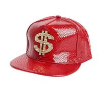 Cap With Dollar Sign - Dollar Sign Baseball Hat, Adjustable Gold Hip Hop Cap For Rappers | 80s Retro Rapper Headwear Men Women | Street Dance Fashion Running Beach Party Korean Style Hat