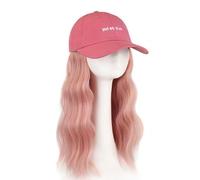 Cap with Hair Extensions for Women Hat Wig Women's Natural Simulated Long Hair Wig Baseball Cap Wig Women's Fashion Wig Hat Hat Wig for Women