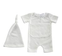 Cap with Rompers Set Baby Boys Girls Clothing Bundle and Set Shower 0-1 Month Newborns Cap with Newborn Photography Clothing