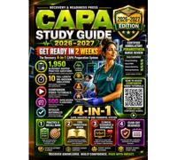 CAPA Study Guide 2026-2027: GET READY IN 2 WEEKS - The Recovery 4-in-1 Certified Ambulatory Perianesthesia Nurse Exam Prep with 1,950 Questions, 10 Full-Length 185-Question Exams, 20 Video Tutorials