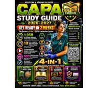 CAPA Study Guide 2026-2027: GET READY IN 2 WEEKS - The Recovery 4-in-1 Certified Ambulatory Perianesthesia Nurse Exam Prep with 1,950 Questions, 10 Full-Length 185-Question Exams, 20 Video Tutorials