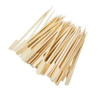 CAPACITEA 100pcs 12cm Teppo Skewers for Cocktail, Appetizers, Fruit, BBQ Paddle Sticks, Bamboo