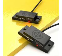 Capacitive For Proximity Sensor E2K Square Design for Machine Tools and Equipment 10-30V DC Operation Adjustable 1-10mm Sensing Range (E2K-10N2)