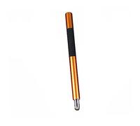 Capacitive Stylus Pen 2 in 1 for Touch Screens Universal Use | Metal Disc and Fiber Tip, Accurate Point for Notes, Drawing Apps, Golden Stylish Design