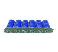 Capacitor, 16V, 83F, 6 uds., 2,7 V, 500F, flat protection plate