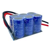Capacitor 2.7v500f 6 peças/1 conjunto super capacitor 16v83f, capacitor automotivo com placa de proteção(SAMWHA Green-cap)