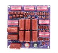 Capacitor Board, 0.1nF to 99.9999uF Step Programmable Capacitor Board with 4mm Banana Sockets and 2p Pin Headers for Audio and Power Supply