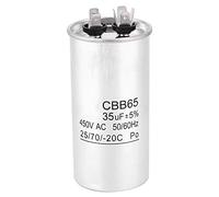 Capacitor CBB65A 450V 35UF Air Conditioner Compressor Starting Capacitor,Run Round Aluminum Foil Capacitor 40/70/-20 error +5%