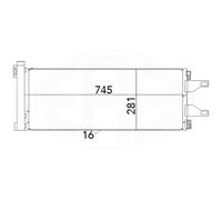 ERA 667023 Air conditioning condenser