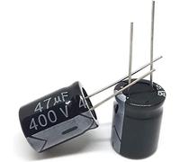 Capacitor kit 10 Pcs/Lot Aluminum Electrolytic Capacitor 47 UF 400 V 16 * 22mm 47uf 400v 400V 47UF Electrolytic Capacitor capacitors Electronic Accessories