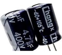 Capacitor kit 100pcs -Saving Lamps, Charging for Aluminium electrolytic capacitors 400 v4. 7 uf 4.7UF400V Volume: 8 x12 capacitors Electronic Accessories