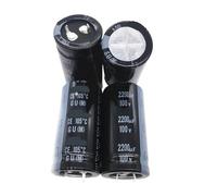 Capacitor Kit,10pcs 2200uf 100v GU 25x50mm 100V2200uF Embedded PSU Capacitors