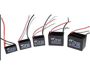Capacitor kit 10PCS CBB61 Starting capacitance AC 450V 1uF -4uf, Wire Terminal Ceiling Fan electronic starter Run Capacitor capacitors AMNzOgOdL