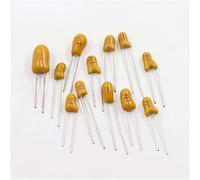 Capacitor kit 10PCS DIP Tantalum Capacitor 16V 25V 35V 50V 0.1UF 1uf 2.2UF 4.7UF 10UF 22UF 33UF 47UF 100UF 104 224 474 105 225 106 226 476 107 capacitors (Size : 25V 2.2 Energy storage elements (Siz