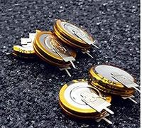 Capacitor kit 10Pcs Ultra Capacitor 5.5v1f Capacitor 5.5V 1F V Style Through Hole Capacitor capacitors Control circuit