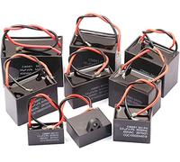 Capacitor kit 1pcs CBB61 450V 1uF 1.2UF 1.5UF 2UF 2.5UF 3UF 4UF 5UF 6UF 7 8UF 10 12 14 18 20 25UF Terminal Ceiling Fan electronic starter Running Capacitor capacitors Control circuit (Size : 25uF)