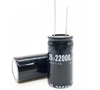 Capacitor kit 1pcs/lot 25V 22000UF Aluminum electrolytic Capacitor Size 25V22000UF 20% capacitors Control circuit