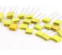Capacitor kit 20 pcs Polypropylene Safety Film 100V 1nF ~ 470nF 100nf 220nf 10nf 47nf 22nf 1nf 0.47uf 0.1uf Correction Capacitor capacitors (Size : 100V 334J 2(100V 123J 20pcs)