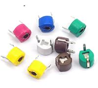 Capacitor kit 20pcs 6mm Trimmer Capacitor JML06-1 5PF 10PF 20PF 30PF 40PF 50PF 60PF 70PF 120PF Adjustable Capacitor Standard Trimmer Capacitor capacitors Energy storage elements (Size : 5PF)