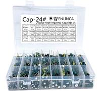 Capacitor kit 24Value Capacitor kit 16V 25v 35V 50V 22uf 0.1uf 0.22uf 220uf 100uf 1000uf 2200uf 3300uf Aluminum electrolytic Capacitor 420pcs capacitors Control circuit