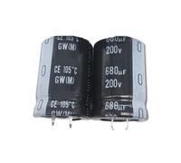 Capacitor Kit,2pcs/10pcs GW 25x35mm 200V680uF Embedded PSU Capacitor(2PCS)