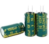 Capacitor kit 50pcs Capacitor 16 v1000uf 1000 uf16v high Frequency Low Resistance Low Ripple Capacitor 8 * 16 capacitors Component