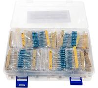 Capacitor kit 860Pcs 86Values x 10Pcs 1% 1W Metal Film Resistor Assorted Kit Set 0.1 ohm~ 10M ohm Capacitor Range Box capacitors Component
