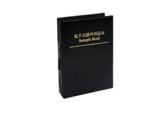 Capacitor Resistor Mixed Book 0201 0402 0603 0805 1206 1% SMD Chip Resistance 0R-10M Capacitance Assortment Kit Sample Set RUAJOGYNVM(1206 Mixed Book)