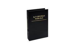 Capacitor Resistor Mixed Book 0201 0402 0603 0805 1206 1% SMD Chip Resistance 0R-10M Capacitance Assortment Kit Sample Set BIANMTSW(0201 Mixed Book)